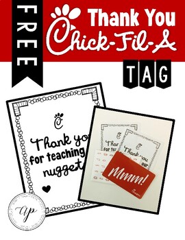 Chick-Fil-A Teacher Appreciation Gift