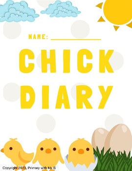 Preview of Chick Hatching Diary - Interactive Notebook for Observations WITH DIAGRAMS!!