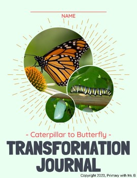 Preview of Caterpillar to Butterfly Interactive Observation Journal Transformation Notebook
