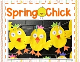 Chick Spring Craft, Glyph, and Writing Activities