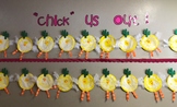 Bulletin Board Chick Us Out (Heading) Printable Words