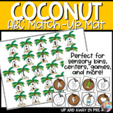 Coconut Tree - ABC Match-up Mat - Letter Centers - Alphabe