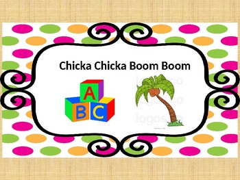 Chicka Chicka Boom Boom ABC Book and Task Cards by Angie's Stop N and Learn