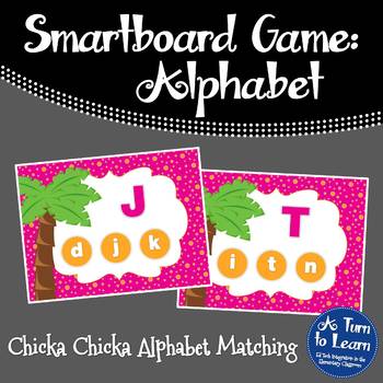 Preview of Chicka Chicka Boom Boom ABC Recognition Game (Smartboard/Promethean Board)