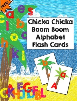 Chicka Chicka Boom Boom Alphabet Flash Cards by The Joys of Littles