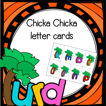 Preview of Chicka Chicka Boom Boom Alphabet Flash Cards