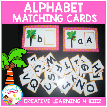 Alphabet Matching Cards by Creative Learning 4 Kidz | TPT