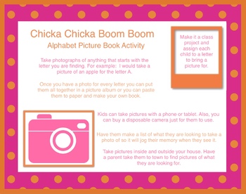 Preview of Chicka Chicka Boom Boom Alphabet Picture Book