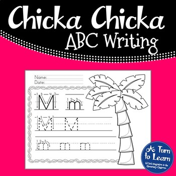 Preview of Chicka Chicka Boom Boom Alphabet/Handwriting Book