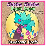 Chicka Chicka Boom Boom - Coconut Tree Alphabet Headband -