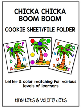 Preview of Chicka Chicka Boom Boom Color & Letter Match