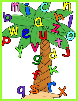 Chicka Chicka Boom Boom Letter Trees by The Craftaholic Homeschooling Mom