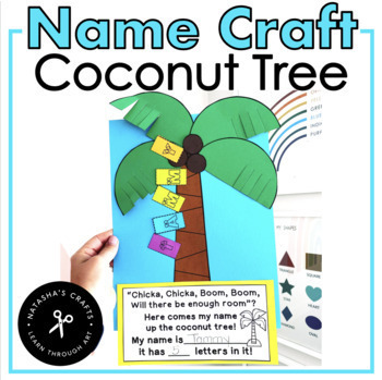 Preview of Coconut Tree Name Craft