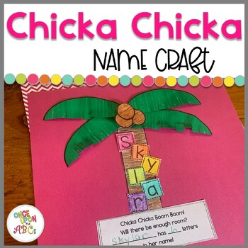 Preview of Chicka Chicka Boom Boom Name Craft