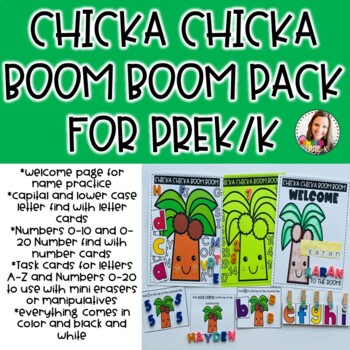 Preview of ABC Coconut Tree PreK/K Pack-Back to School