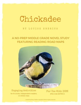 Preview of Chickadee No-Prep Novel Study BUNDLE Middle School ELA