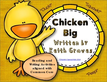 Preview of Guided Reading Printables and Literacy Center Games to Accompany Chicken Big
