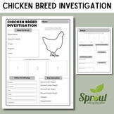 Chicken Breed Investigation Worksheet