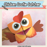 Chicken Cootie Catcher - Fortune Teller Craft