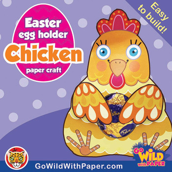 Chicken With Chick Easter Egg Holder