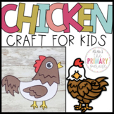 Chicken Craft | Farm Animal Crafts | Farm theme crafts & a