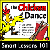 Chicken Dance Music Games: Cup Passing Game: Rhythm Stick 