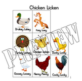 Chicken Licken Animal Sequencing