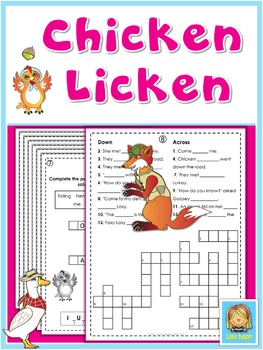 Chicken Licken Puzzle Fun by little helper | Teachers Pay Teachers