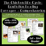 Chicken Life Cycle: 10 Nonfiction Reading Comprehension Pa