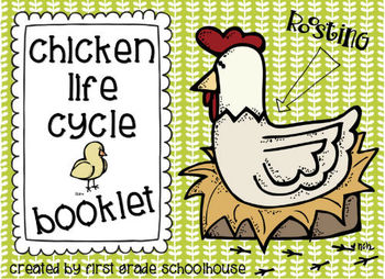 Preview of Chicken Life Cycle Booklet FREE