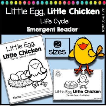 Preview of Chicken Life Cycle Emergent Reader Booklet