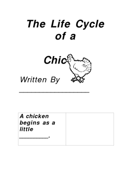 Preview of Chicken Life Cycle Journal