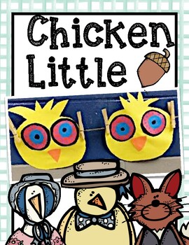 Preview of Chicken Little Literacy Packed Unit and More!