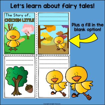 Chicken Little Mini Book for Early Readers - Fairy Tales by Starlight ...
