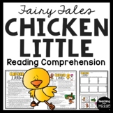 Chicken Little Reading Comprehension and Sequencing Worksh
