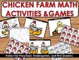 Chicken Farm Math Center Activities and Games: Preschool, 