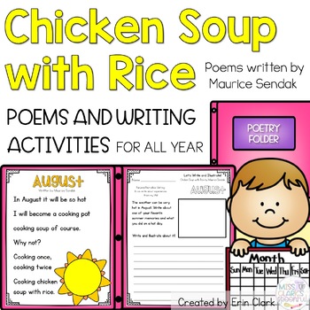 Preview of Chicken Soup with Rice Poems and Writing Activities