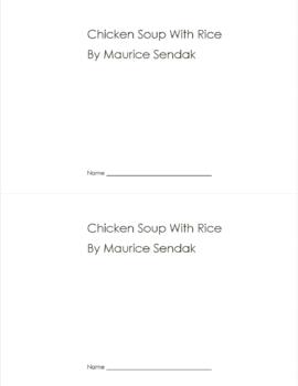 Preview of Chicken Soup with Rice coloring book