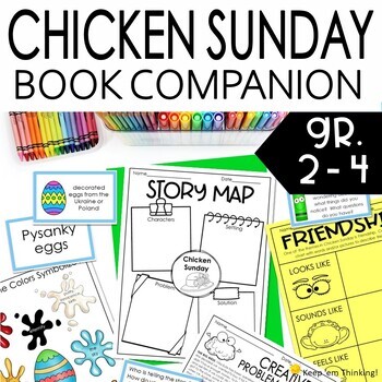 Preview of Chicken Sunday Activities and Book Companion