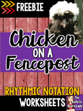 Chicken on a Fencepost Worksheets FREEBIE