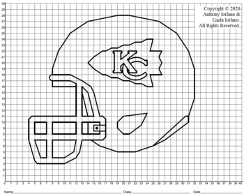 Kansas City Chiefs NFL helmet - Coloring Pages for kids