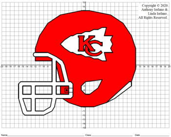 Chiefs' Helmet (4-Quad) Mystery Picture by Anthony and Linda Iorlano