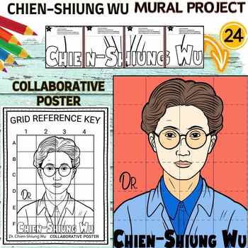 Preview of Chien-Shiung Wu Collaborative Poster Mural Project for AAPI heritage month