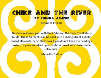 Preview of Chike and the River Free Resource