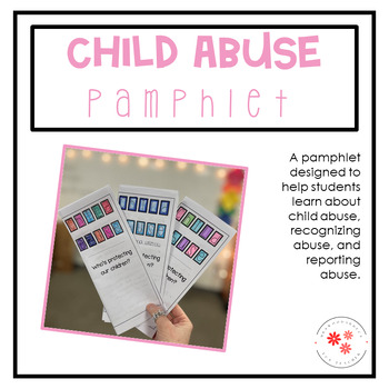 Preview of Child Abuse Pamphlet