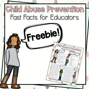 Preview of Child Abuse Prevention Month Flyer for Educators Handout Child Neglect