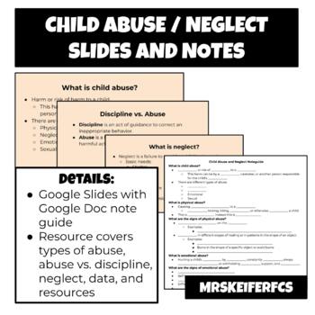Preview of Child Abuse and Neglect Slides and Notes | Child Development | FCS