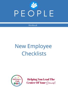 Preview of Child Care Center New Employee Orientation Checklist