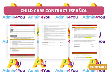 Preview of Child Care Contract (Spanish)