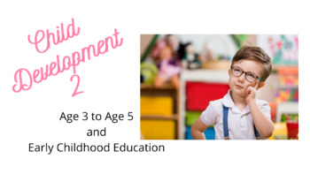 Preview of Child Development 2 (3 Years to 5 Years and ECE) Pacing Guide